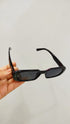 Retro Narrow Rectangular Oval Sunglasses